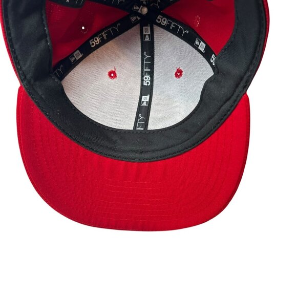 Los Angeles LA Angels New Era 59Fifty 7 1/4 Fitted MLB Genuine Baseball Hat Cap - Picture 9 of 9